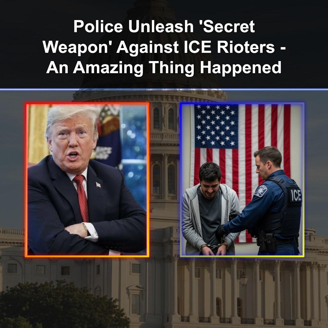 Police Unleash ‘Secret Weapon’ Against ICE Rioters – An Amazing Thing Happened